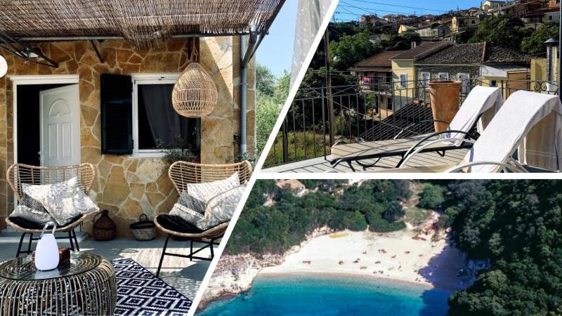 Villa Aspros - Traditionell, Ruhig Und Strandnah Liapades Eksteriør bilde